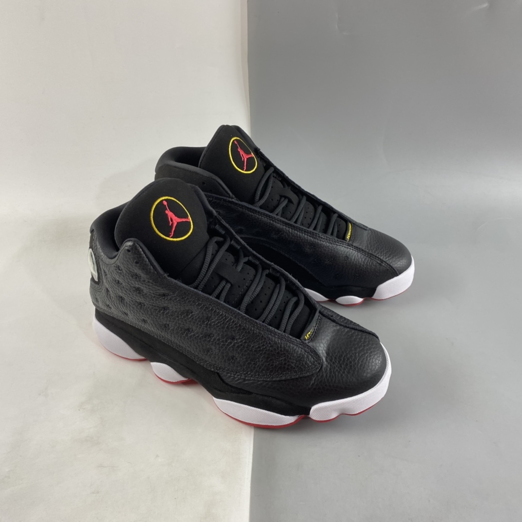 Air Jordan 13 XIII ”Playoffs” Michael Jordan AJ13 generation basketball shoes ”All-Star Playoffs Black and Red” 414571-062