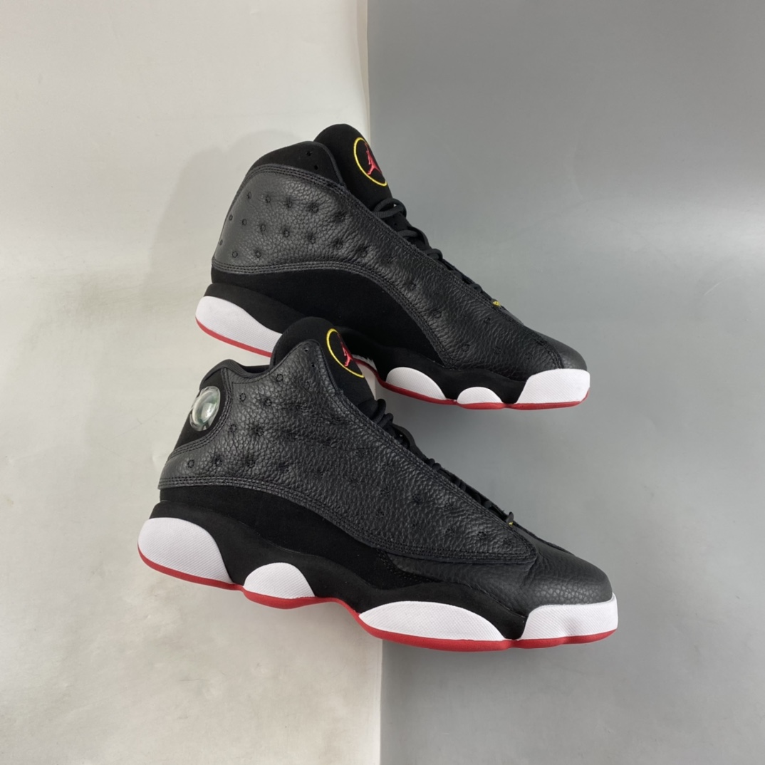 Air Jordan 13 XIII ”Playoffs” Michael Jordan AJ13 generation basketball shoes ”All-Star Playoffs Black and Red” 414571-062