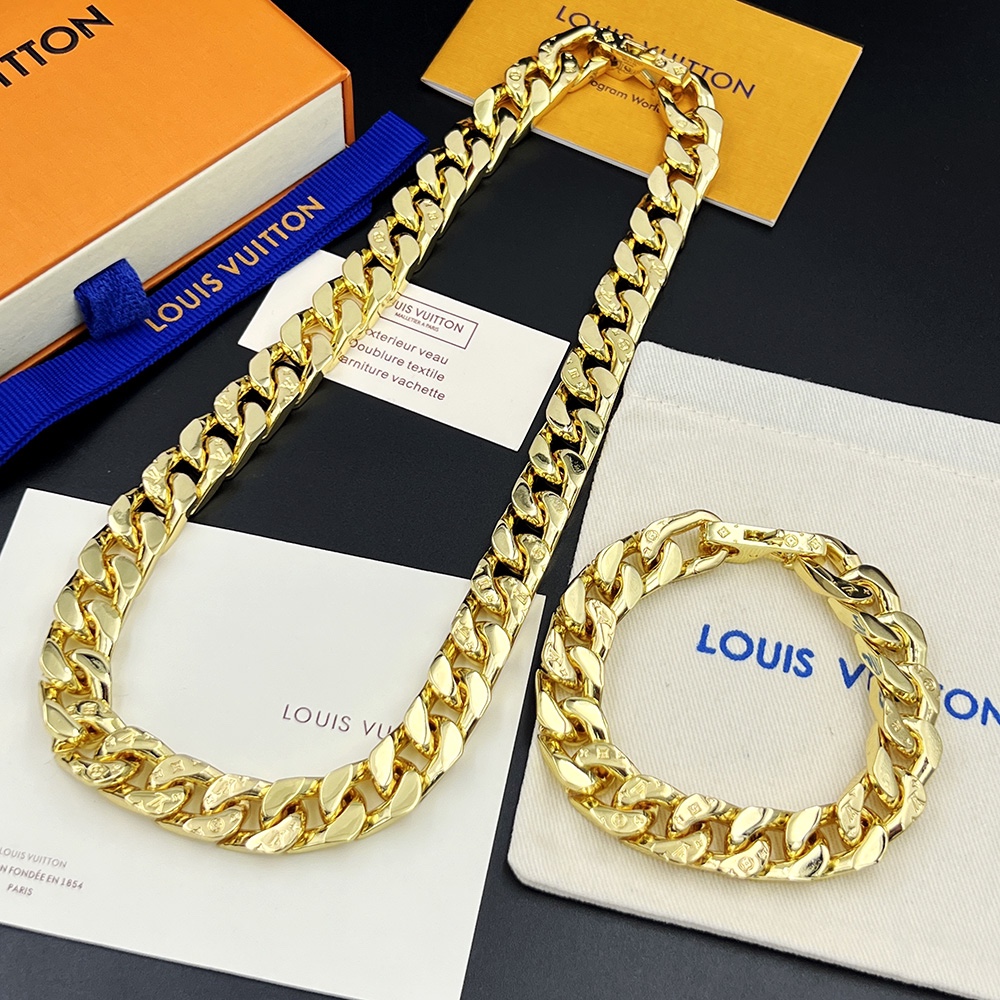 路易威登 Louis Vuitton 传世高定珠宝耳环项链戒指首饰 #1D0E7624 4