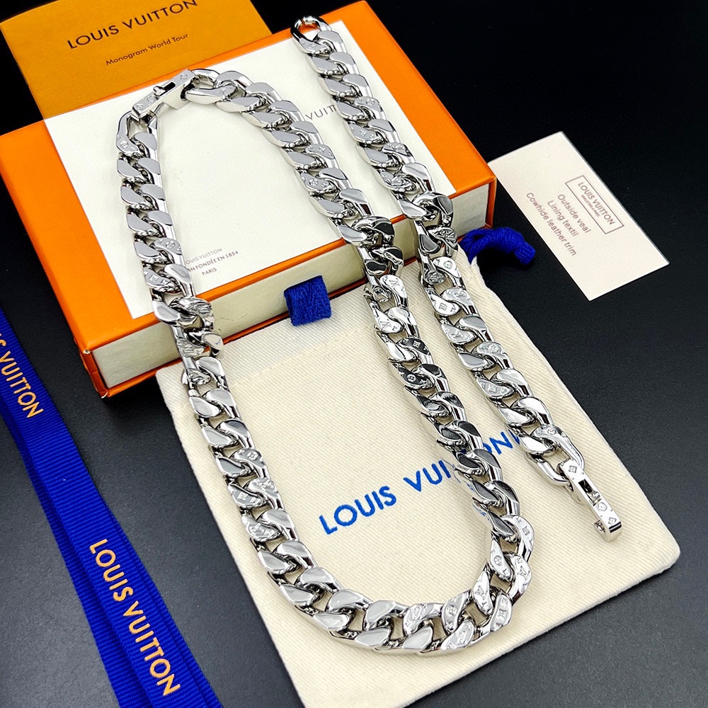 路易威登 Louis Vuitton 传世高定珠宝耳环项链戒指首饰 #1D0E7624 3