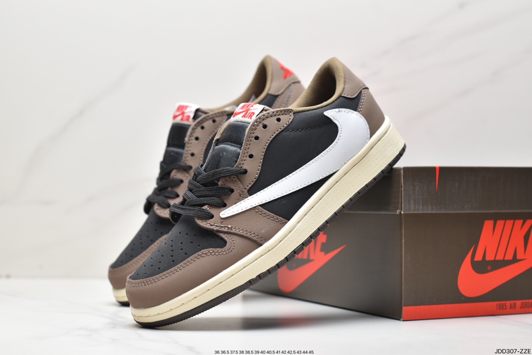 120 fragment design x Travis Scott x Air Jordan 1 Low OG SP AJ1经典低帮篮球鞋 CQ4277-105