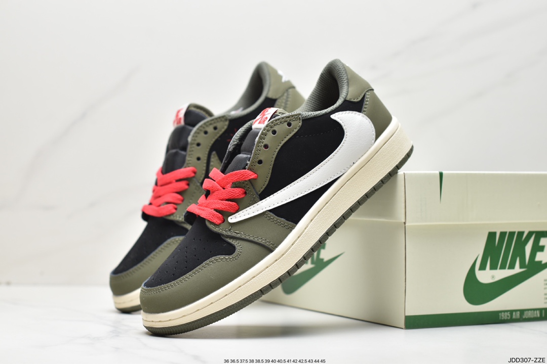 120 fragment design x Travis Scott x Air Jordan 1 Low OG SP AJ1经典低帮篮球鞋 CQ4277-105