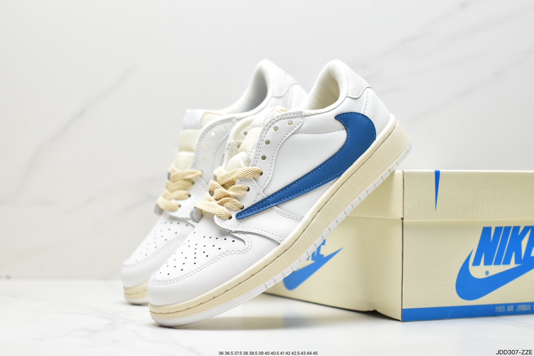 120 fragment design x Travis Scott x Air Jordan 1 Low OG SP AJ1经典低帮篮球鞋 CQ4277-105