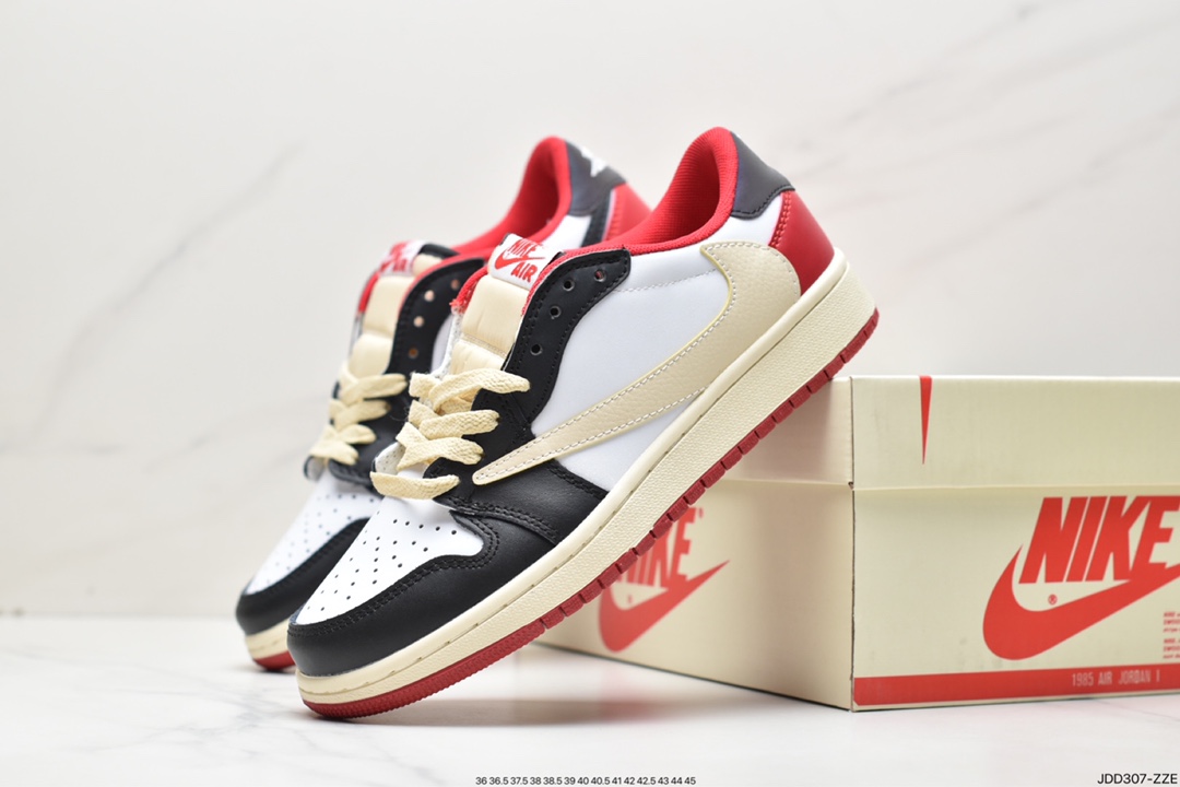 120 fragment design x Travis Scott x Air Jordan 1 Low OG SP AJ1经典低帮篮球鞋 CQ4277-105