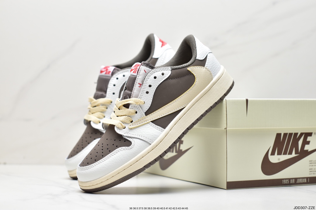 120 fragment design x Travis Scott x Air Jordan 1 Low OG SP AJ1经典低帮篮球鞋 CQ4277-105