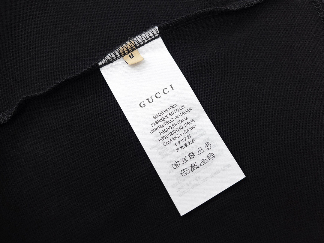 古驰/Gucci 春夏新款 发泡字母印花圆领短袖
