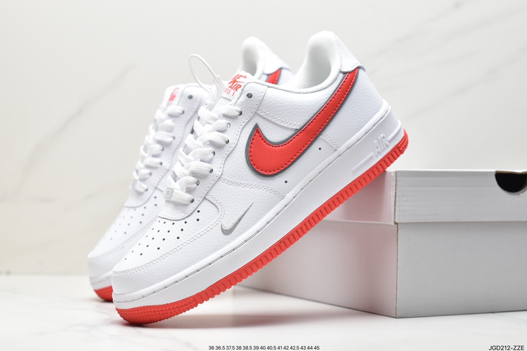 Air Force 1'07 Low ”White Silver Laser Blue” Air Force One classic low-cut sneakers CV1699-100