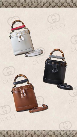 Gucci Diana Handbags Bucket Bags Replica 1:1 High Quality