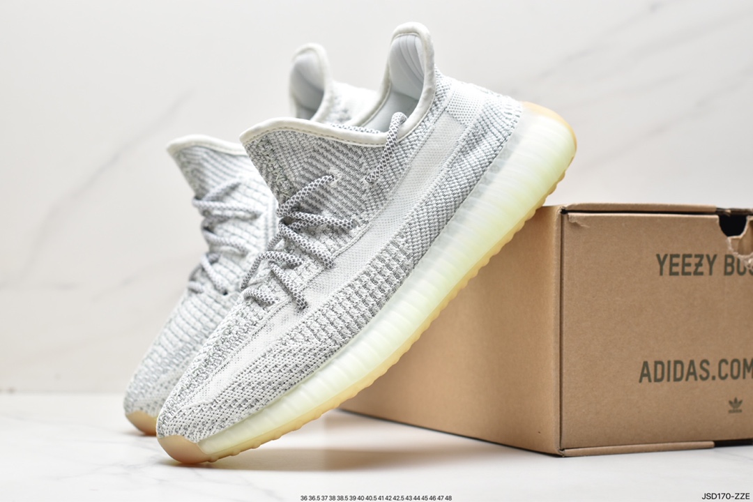 Yeezy Boost 350 V2 versatile lightweight popcorn midsole casual sports jogging shoes FX4349