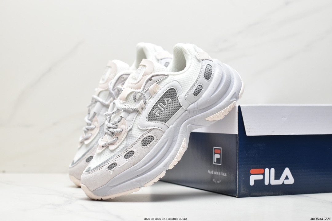 Fila/ 2022 official new thick-soled lightweight casual shoes F12W241118FVD