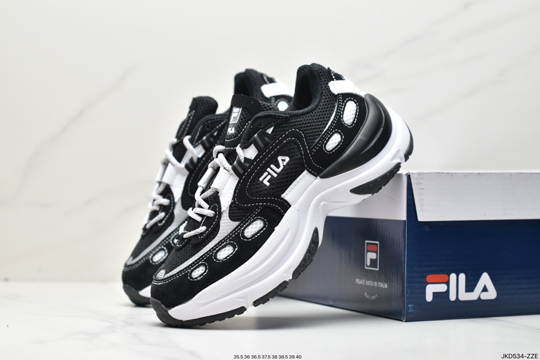 Fila/ 2022 official new thick-soled lightweight casual shoes F12W241118FVD