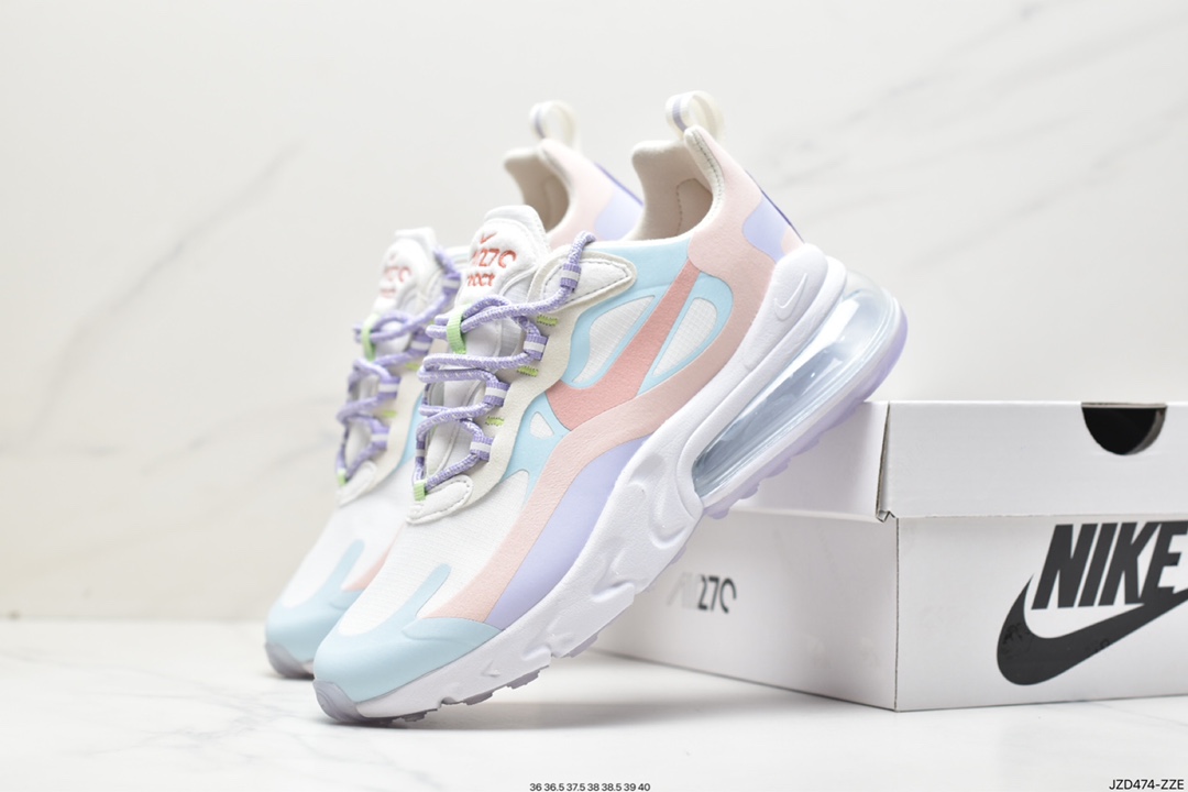 140 Nike Max 270 React 混合科技 半掌气垫跑步鞋 AO4971-005