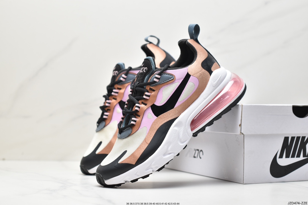 140 Nike Max 270 React 混合科技 半掌气垫跑步鞋 AO4971-005