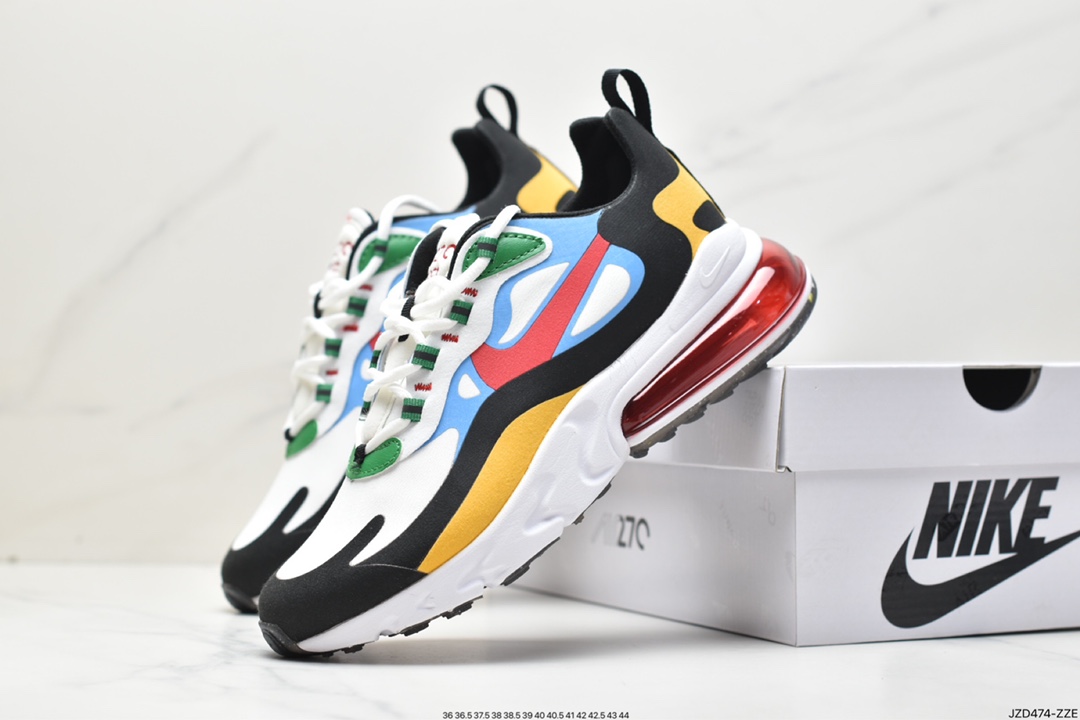 140 Nike Max 270 React 混合科技 半掌气垫跑步鞋 AO4971-005