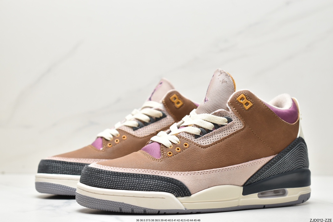 240 Air Jordan 3 Retro SE "Archaeo Brown" 棕色拼接 AJ3 乔丹3代 DR8869-200