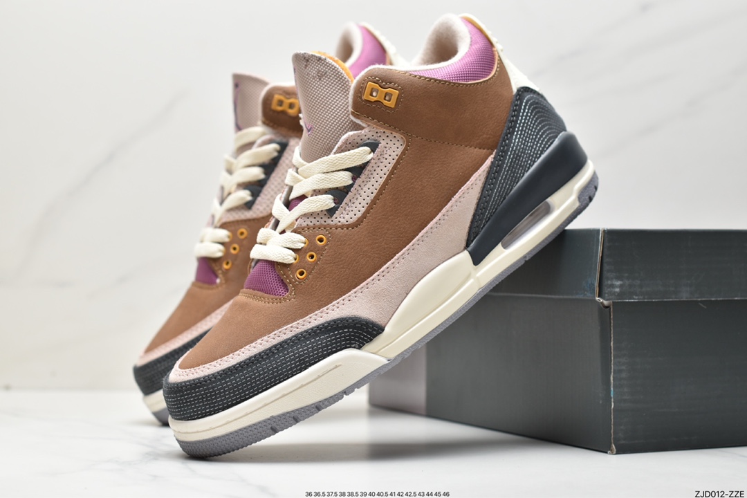 240 Air Jordan 3 Retro SE "Archaeo Brown" 棕色拼接 AJ3 乔丹3代 DR8869-200