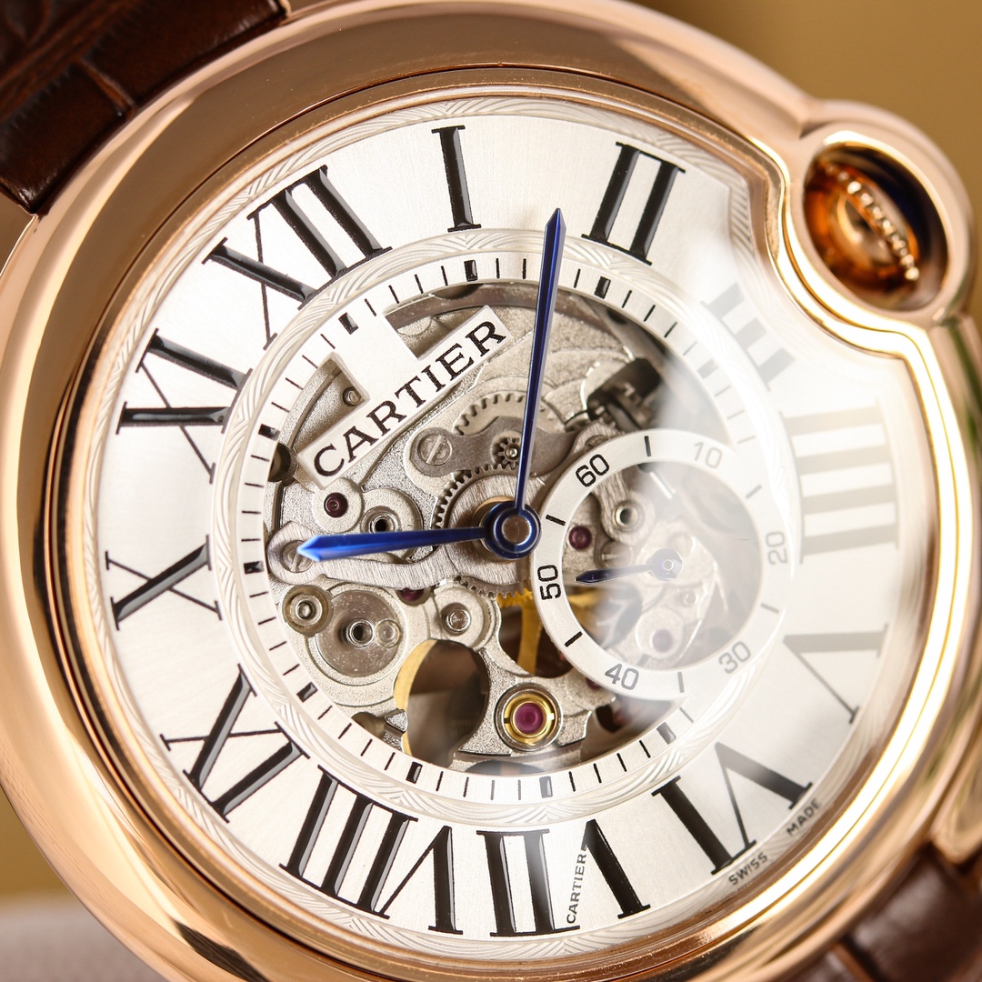 Cartier Watch Blue Automatic Mechanical Movement