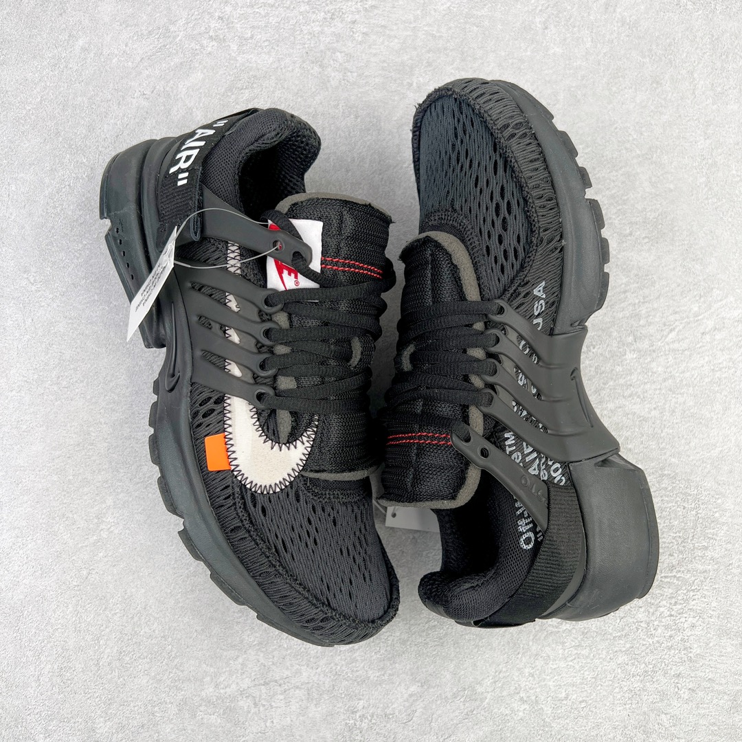 图片[3]-💰300 ＃WD纯原 OFF-WHITE x NK Air Presto The Ten OW联名耐克王 纯黑 AA3830-002 全套原纸板楦头开发 最原汁原味的灵魂版型 重金购入原鞋不断校对 采购韩国进口原厂高弹双面贾卡 原厂水洗工艺 完美比对原版正确色调 内测印字 热转移工艺 原档数据字体粗细定位均保持一致 多道万能车电脑针车工艺 锁边效果媲美原鞋 独立大底组合模具 由六个分离部分拼接 Size：36 36.5 37 38 38.5 39 40 40.5 41 42 42.5 43 44 44.5 45 46 47.5 编码：by3936070-运动鞋