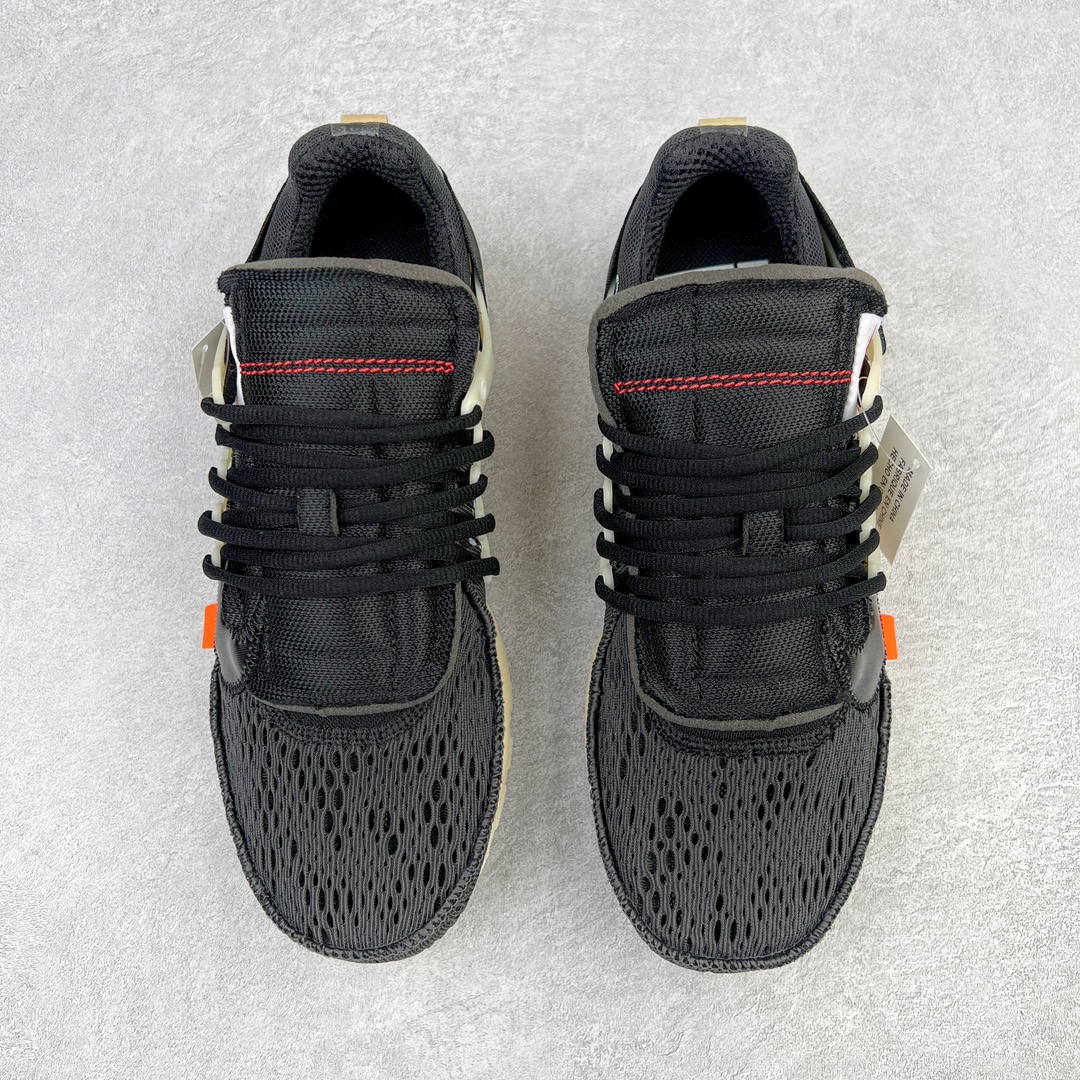 图片[2]-💰300 ＃WD纯原 OFF-WHITE x NK Air Presto The Ten OW联名耐克王 黑白 AA3830-001 全套原纸板楦头开发 最原汁原味的灵魂版型 重金购入原鞋不断校对 采购韩国进口原厂高弹双面贾卡 原厂水洗工艺 完美比对原版正确色调 内测印字 热转移工艺 原档数据字体粗细定位均保持一致 多道万能车电脑针车工艺 锁边效果媲美原鞋 独立大底组合模具 由六个分离部分拼接 Size：36 36.5 37 38 38.5 39 40 40.5 41 42 42.5 43 44 44.5 45 46 47.5 编码：by3936070-运动鞋