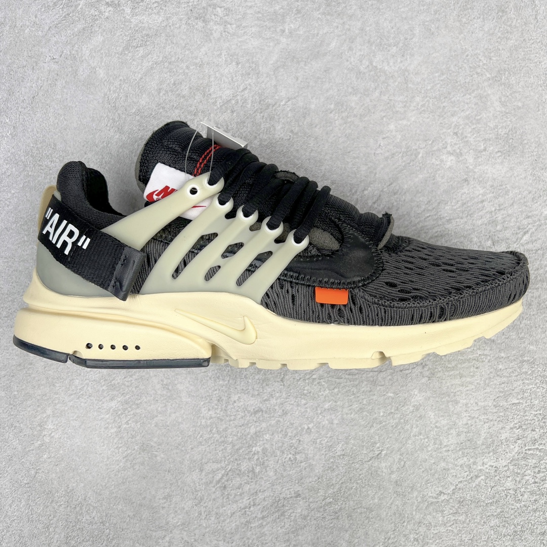 💰300 ＃WD纯原 OFF-WHITE x NK Air Presto The Ten OW联名耐克王 黑白 AA3830-001 全套原纸板楦头开发 最原汁原味的灵魂版型 重金购入原鞋不断校对 采购韩国进口原厂高弹双面贾卡 原厂水洗工艺 完美比对原版正确色调 内测印字 热转移工艺 原档数据字体粗细定位均保持一致 多道万能车电脑针车工艺 锁边效果媲美原鞋 独立大底组合模具 由六个分离部分拼接 Size：36 36.5 37 38 38.5 39 40 40.5 41 42 42.5 43 44 44.5 45 46 47.5 编码：by3936070-运动鞋