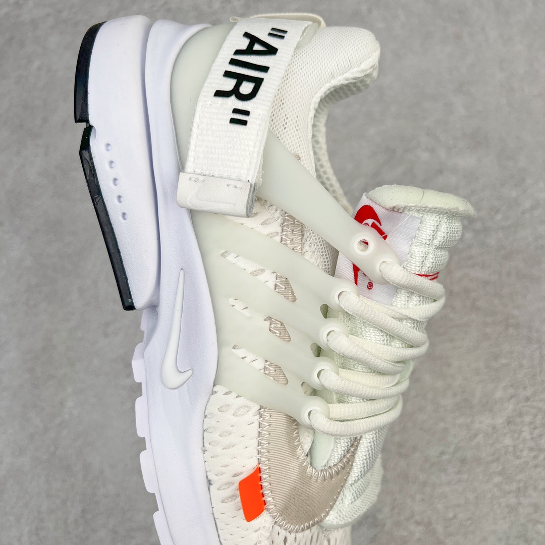 图片[6]-💰300 ＃WD纯原 OFF-WHITE x NK Air Presto The Ten OW联名耐克王 纯白 AA3830-100 全套原纸板楦头开发 最原汁原味的灵魂版型 重金购入原鞋不断校对 采购韩国进口原厂高弹双面贾卡 原厂水洗工艺 完美比对原版正确色调 内测印字 热转移工艺 原档数据字体粗细定位均保持一致 多道万能车电脑针车工艺 锁边效果媲美原鞋 独立大底组合模具 由六个分离部分拼接 Size：36 36.5 37 38 38.5 39 40 40.5 41 42 42.5 43 44 44.5 45 46 47.5 编码：by3936070-运动鞋