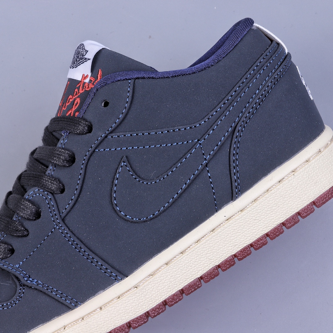 200 Eastside Golf x Air Jordan 1 Low AJ1 乔1高尔夫 黑蓝色  DV1759-448