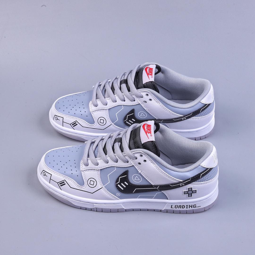 300 DK版Nike Dunk Low “灰白电玩”官网定制PS2363-003