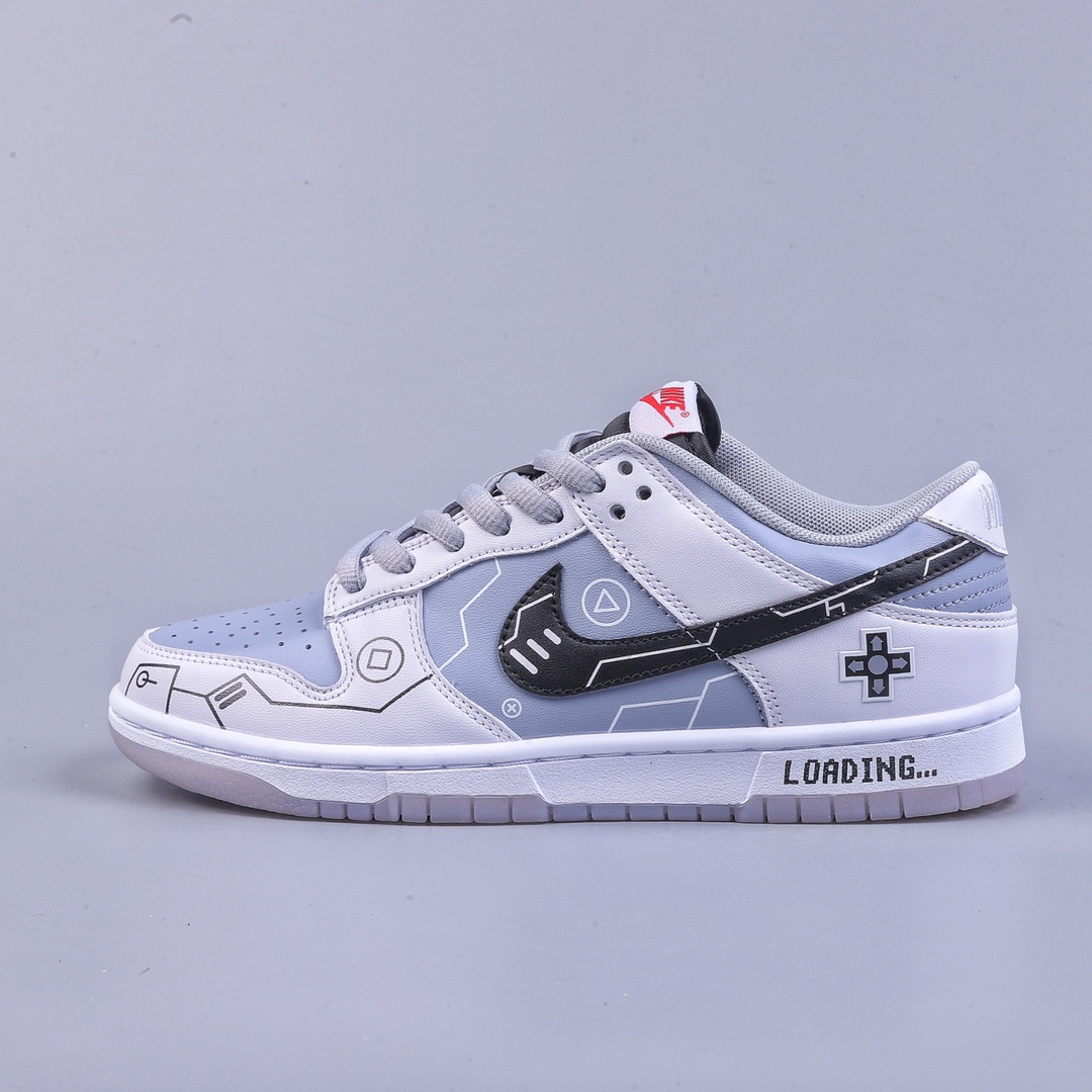 300 DK版Nike Dunk Low “灰白电玩”官网定制PS2363-003