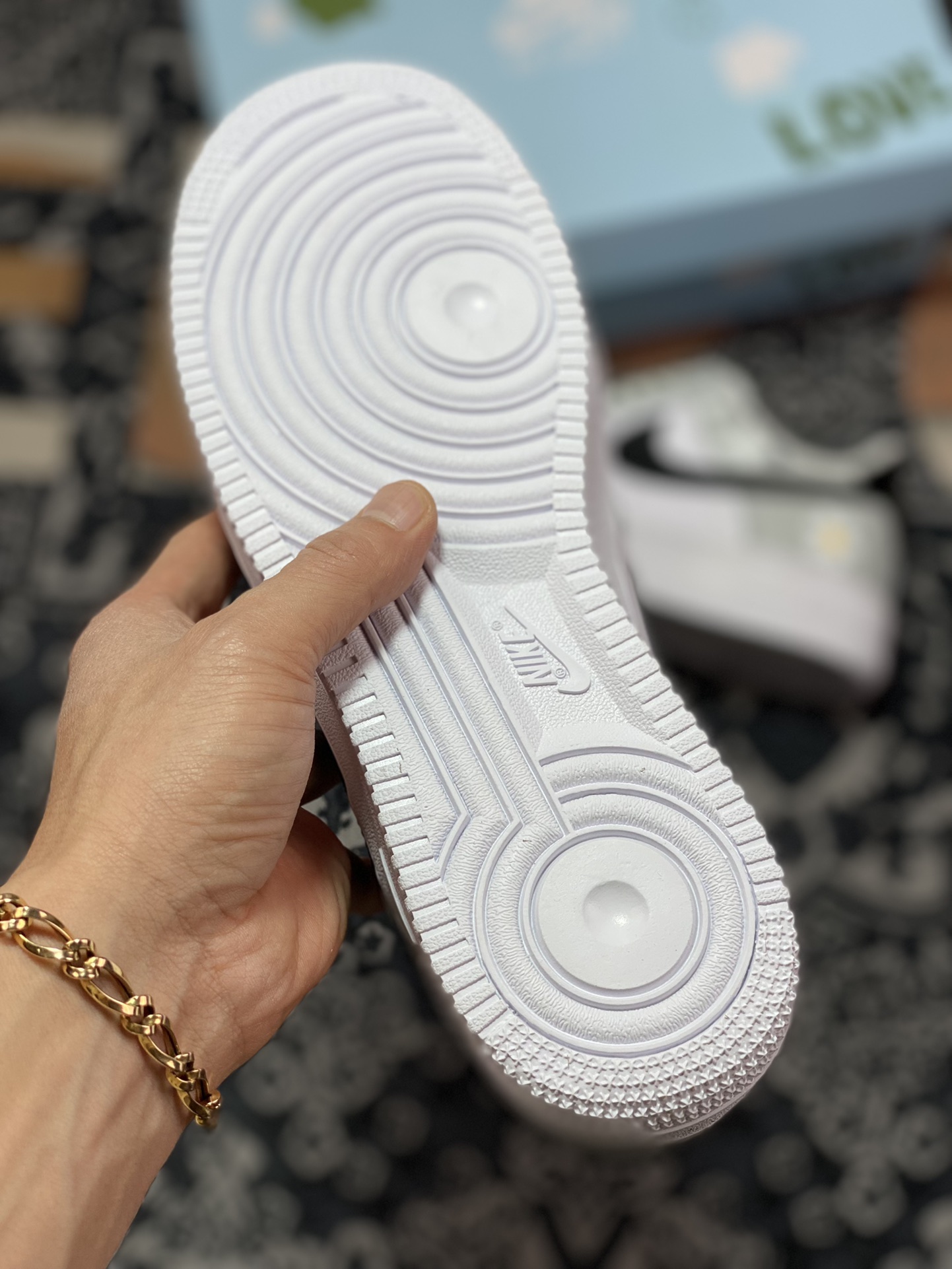 260 原装级别 Nike Air Force 1 Low’07 灰白花 CW2288-665