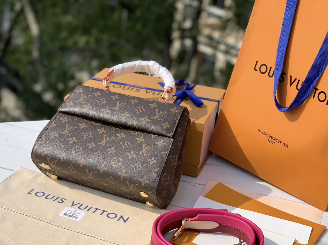 🌼尺寸28x20x10 cm M42738 LV Cluny BB手袋，香港贸易公司订单，这款虽然冷门 