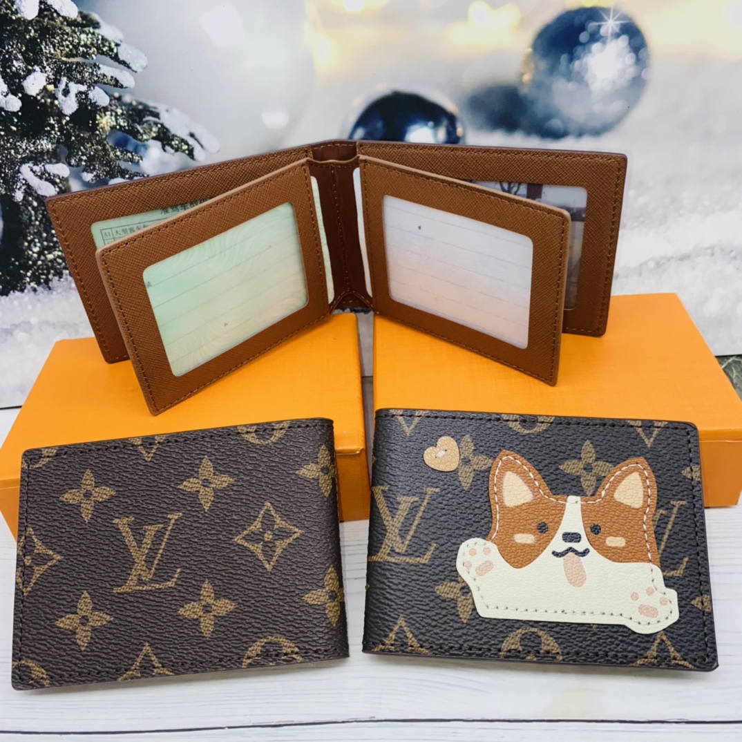 Leather card holder gift packaging