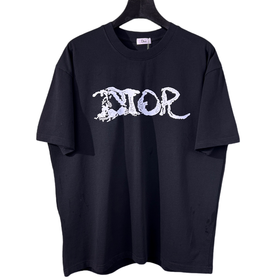 Dior Clothing T-Shirt Printing Cotton Short Sleeve