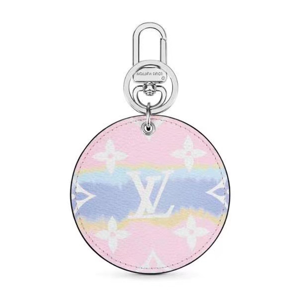 A close up photo of the keychain texture.