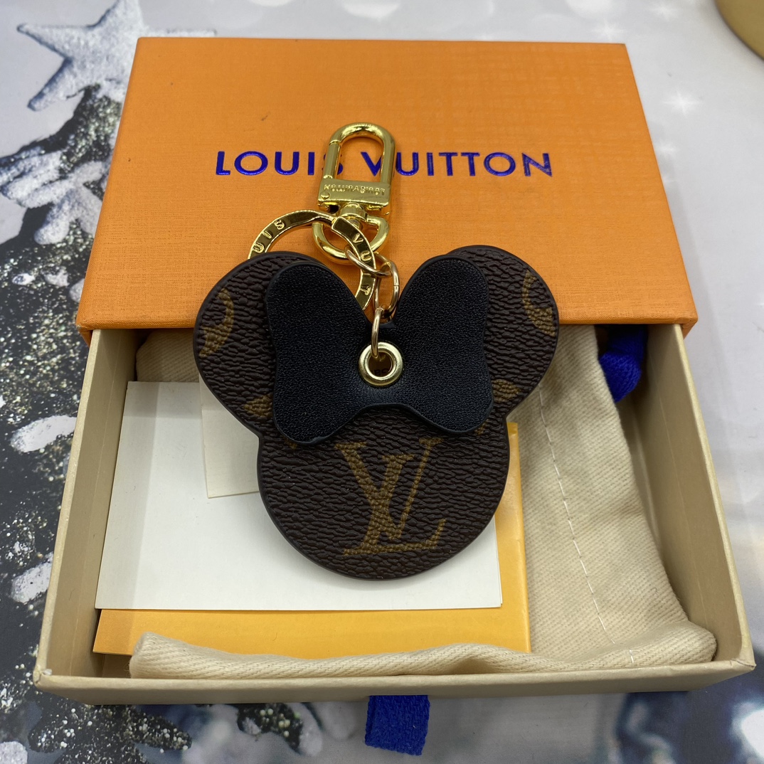 Close-up Mickey Mouse keychain detail