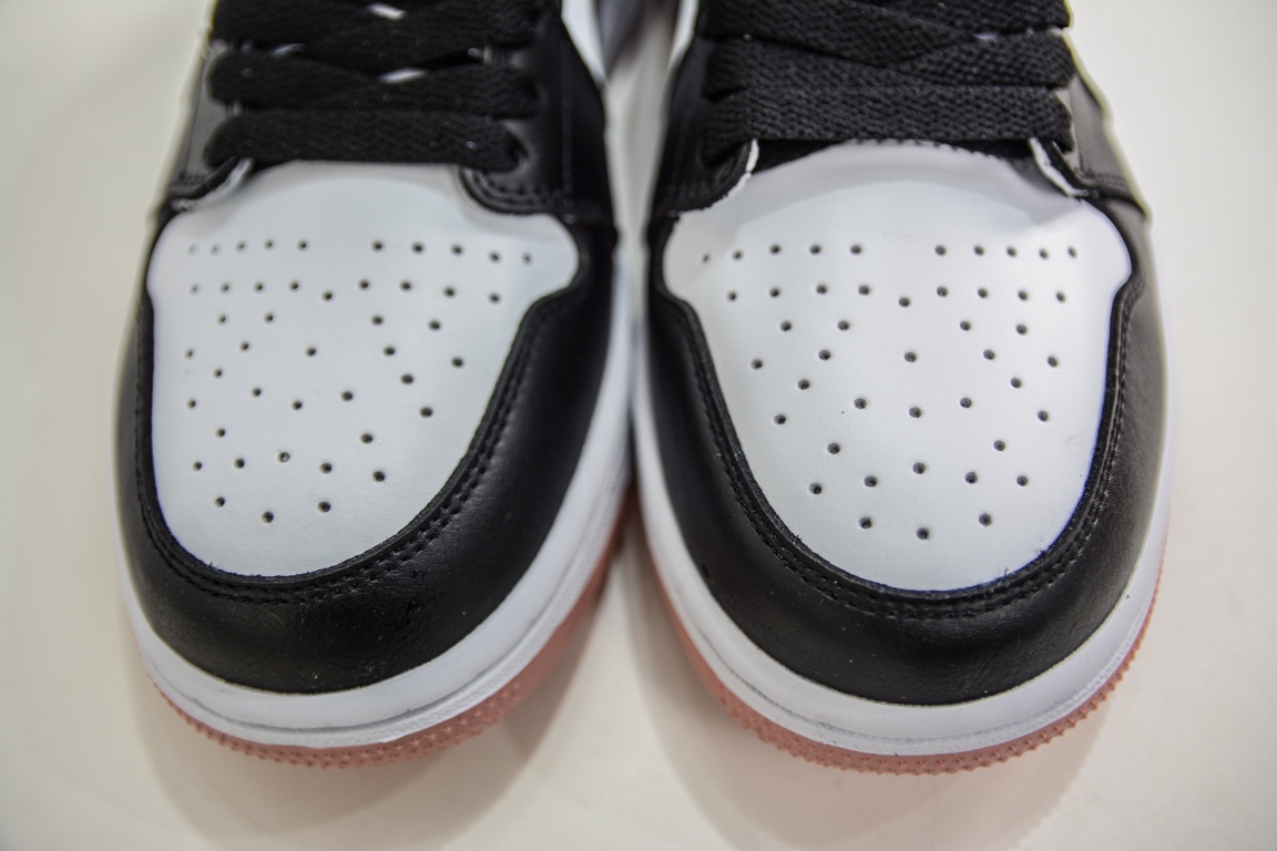 200 原装Air Jordan 1 Low 黑粉高尔夫 AJ1乔1低帮休闲板鞋 DD9315-106