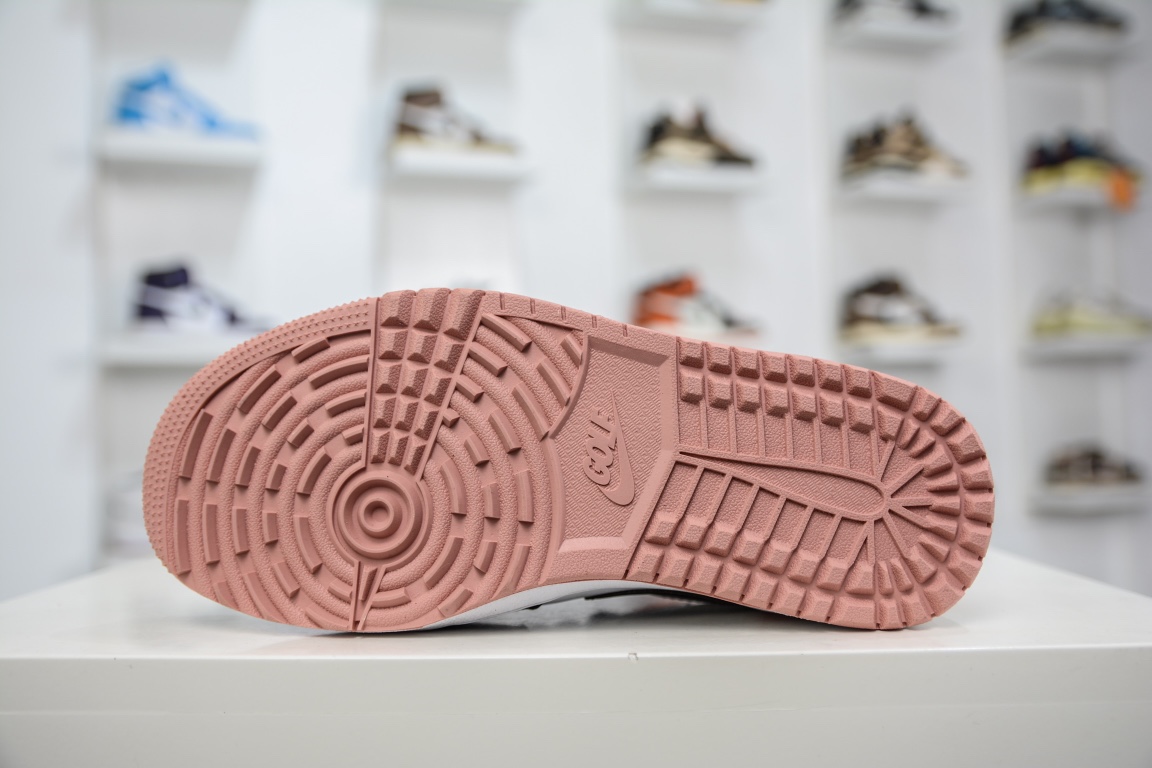 200 原装Air Jordan 1 Low 黑粉高尔夫 AJ1乔1低帮休闲板鞋 DD9315-106