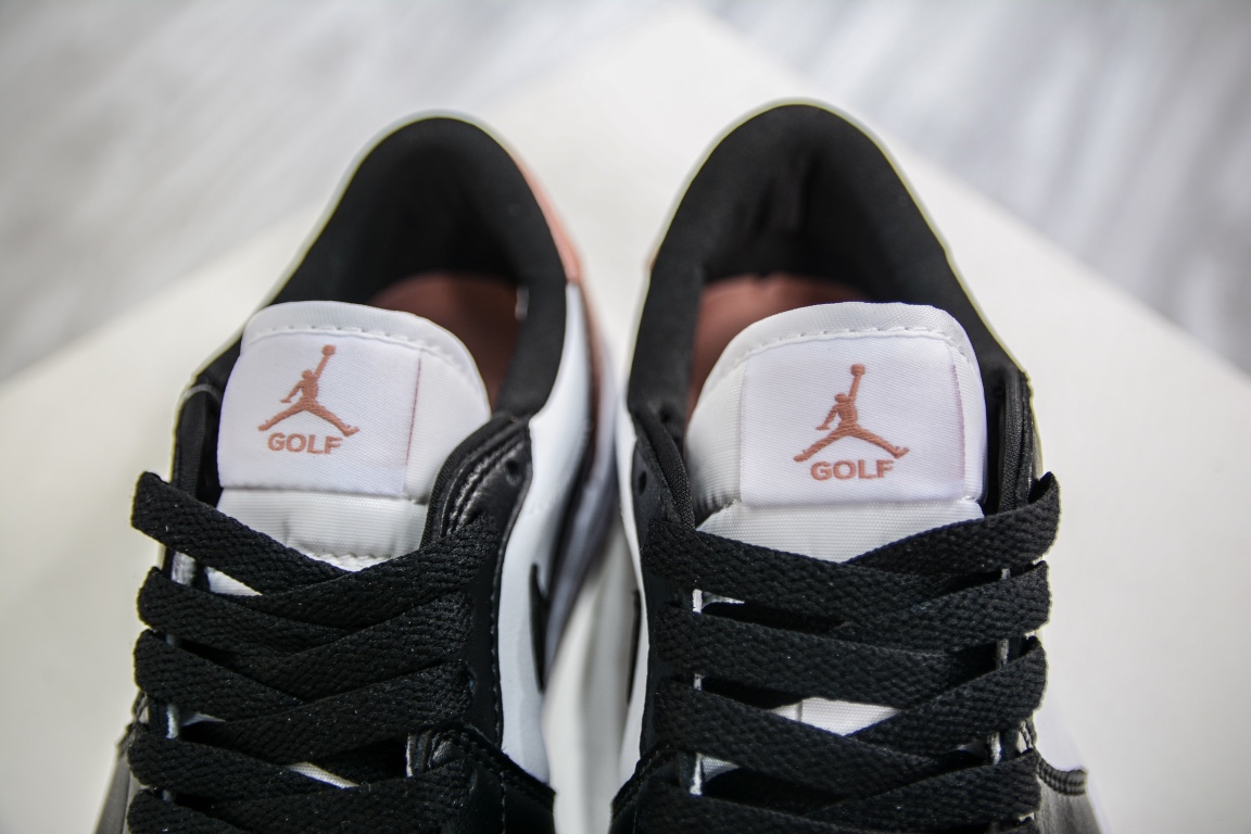 200 原装Air Jordan 1 Low 黑粉高尔夫 AJ1乔1低帮休闲板鞋 DD9315-106