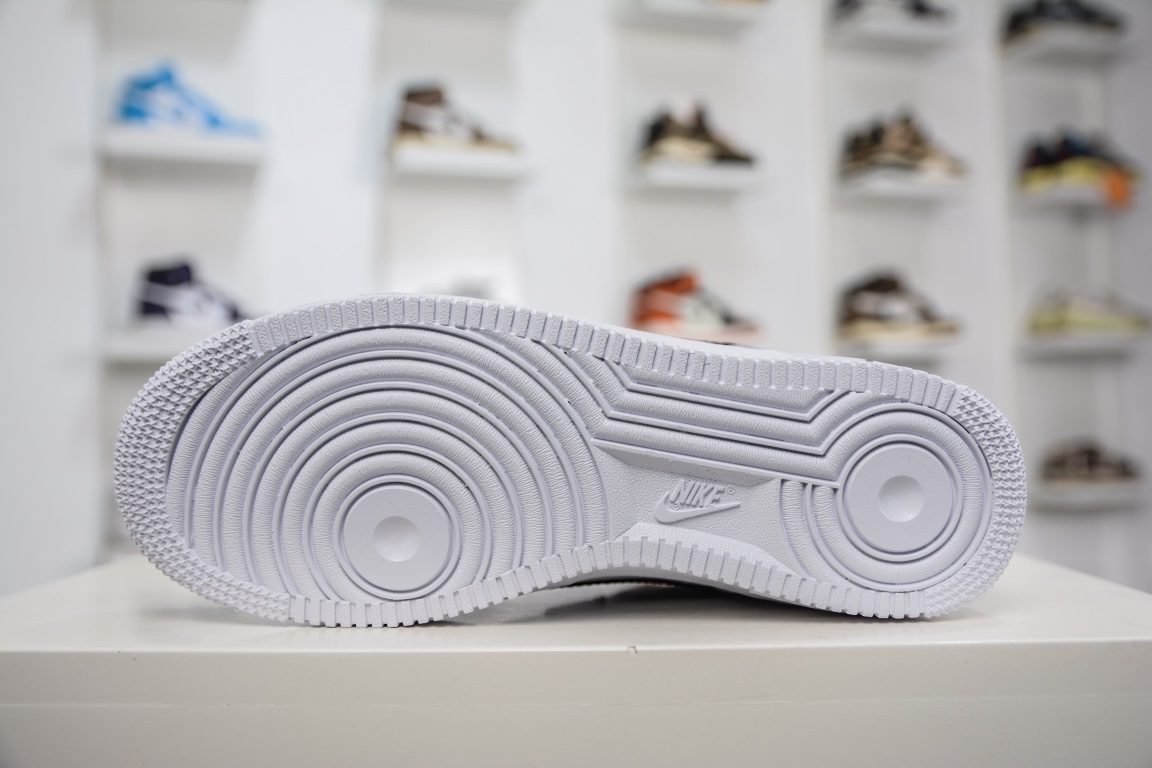 260 官方爆款定制 二次元主题 Nike Air Force 1 Low’07 灰白花配色 CW2288-665