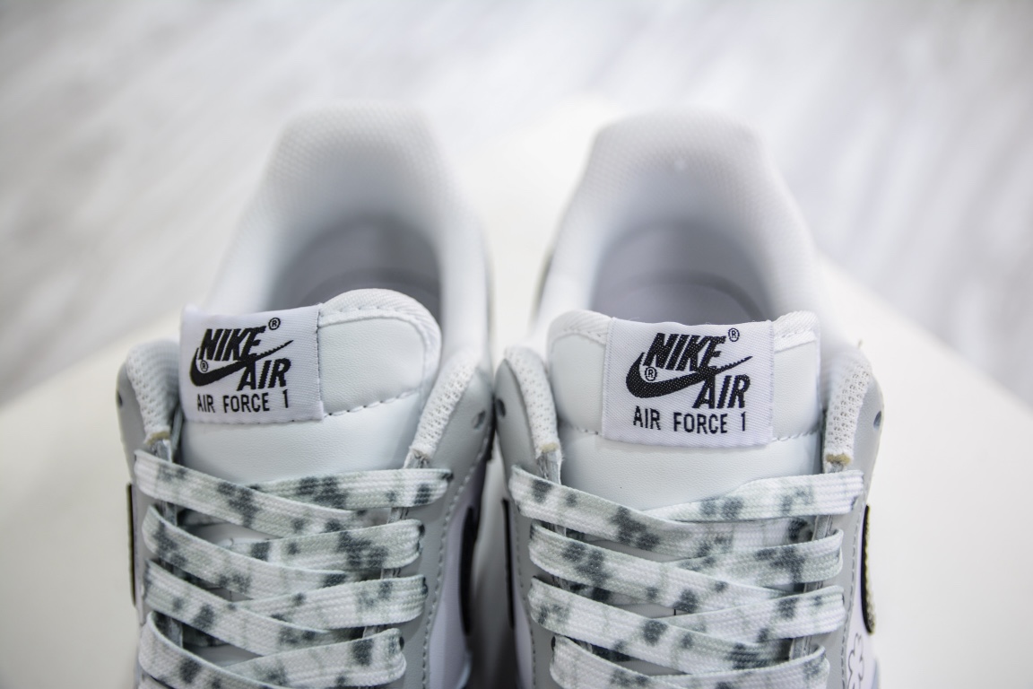 260 官方爆款定制 二次元主题 Nike Air Force 1 Low’07 灰白花配色 CW2288-665