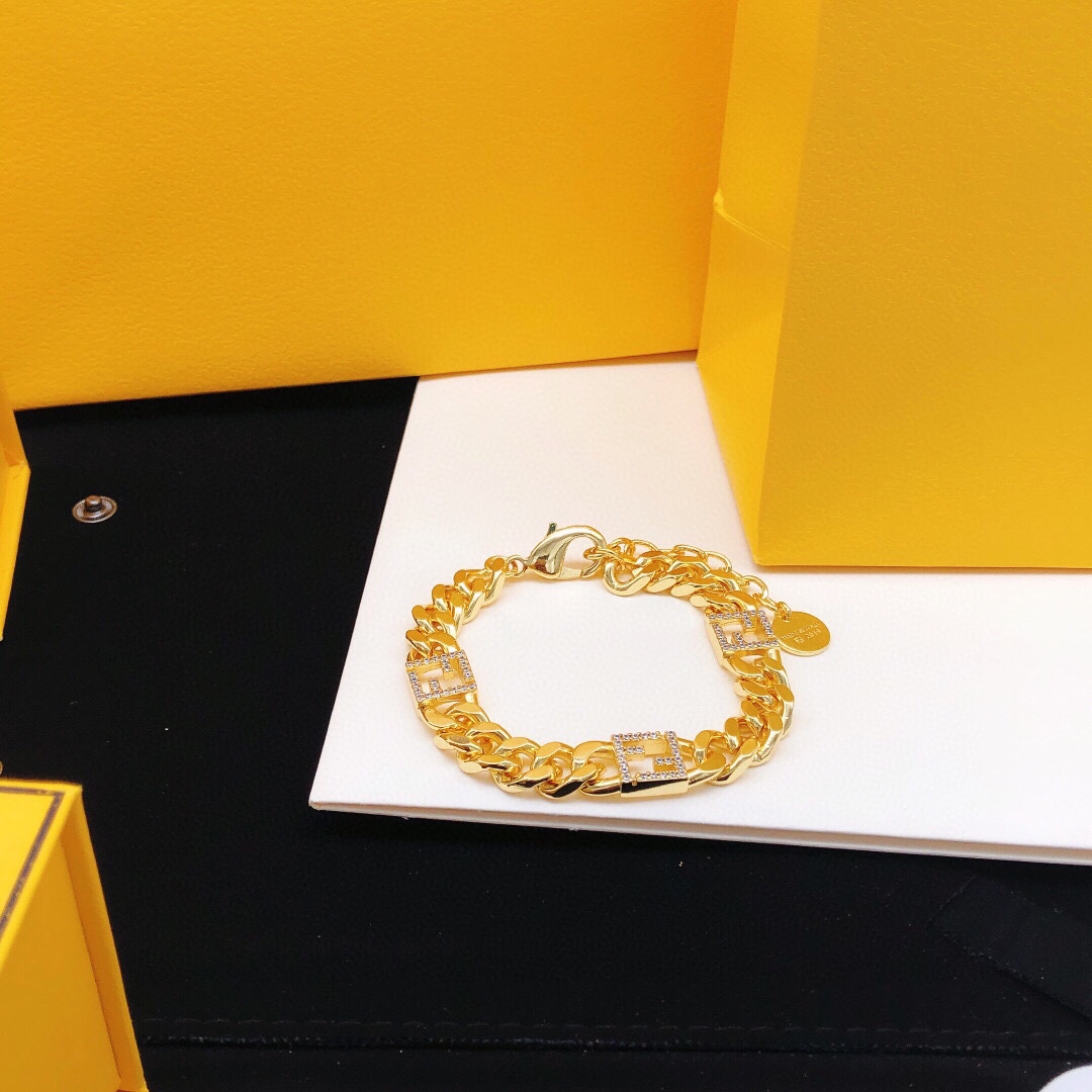 ¥275 FDSL0006 FINDY’S BRACELET FF’S IN GOLD - 图片 9