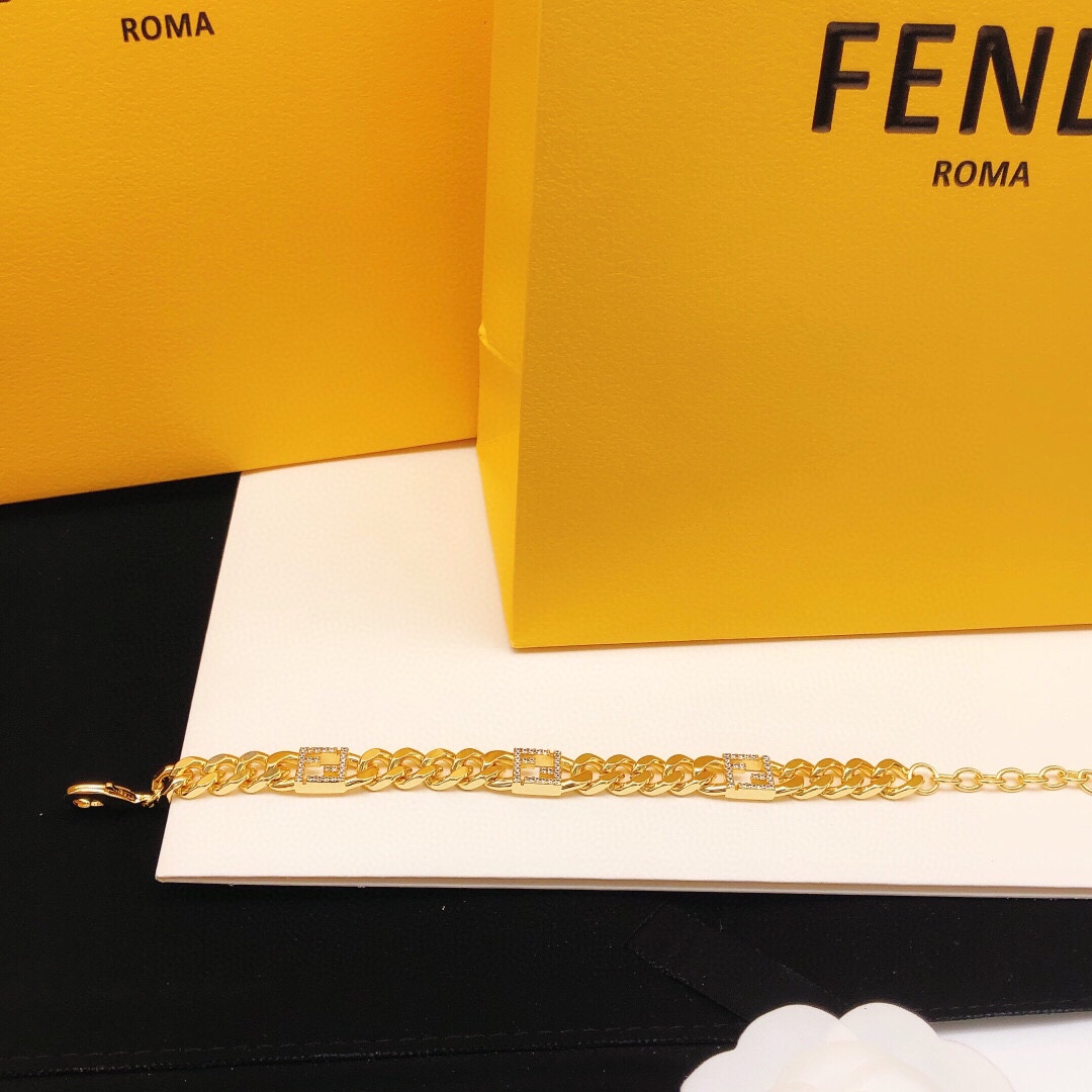 ¥275 FDSL0006 FINDY’S BRACELET FF’S IN GOLD - 图片 7