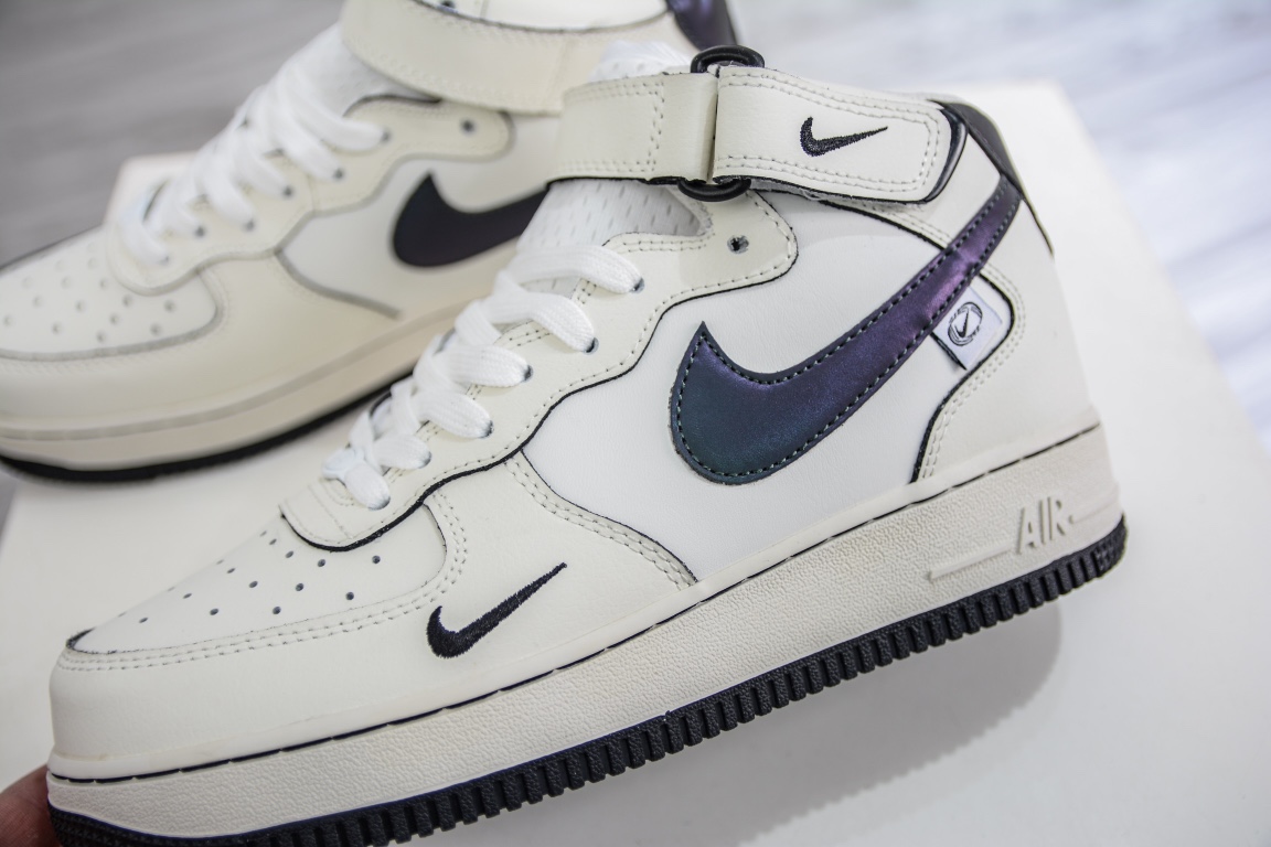 260 Nike Air Force 1'07 MI'd “Colorful black” “七彩黑”空军一号中帮休闲板鞋 FB1869-066