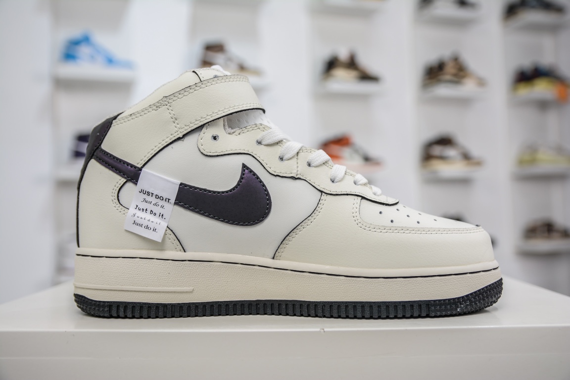 260 Nike Air Force 1'07 MI'd “Colorful black” “七彩黑”空军一号中帮休闲板鞋 FB1869-066