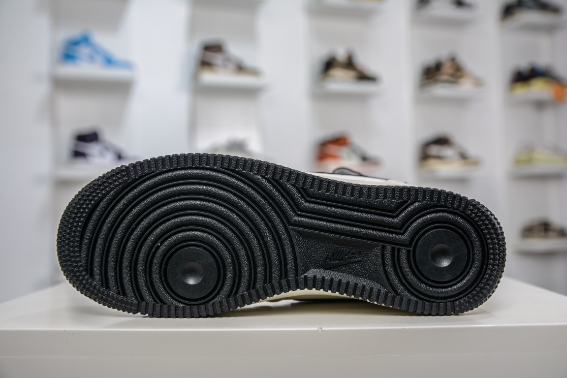 260 Nike Air Force 1'07 MI'd “Colorful black” “七彩黑”空军一号中帮休闲板鞋 FB1869-066