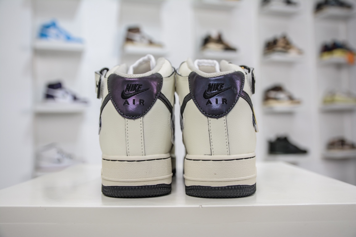 260 Nike Air Force 1'07 MI'd “Colorful black” “七彩黑”空军一号中帮休闲板鞋 FB1869-066