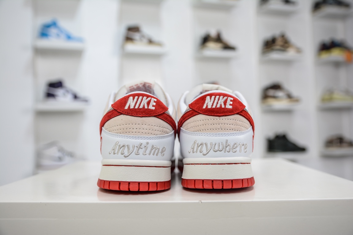 330 大厂NK SB Dunk Low”Valentine’s Day”扣篮系列板鞋“白灰红桃心情人节”CT2552-188