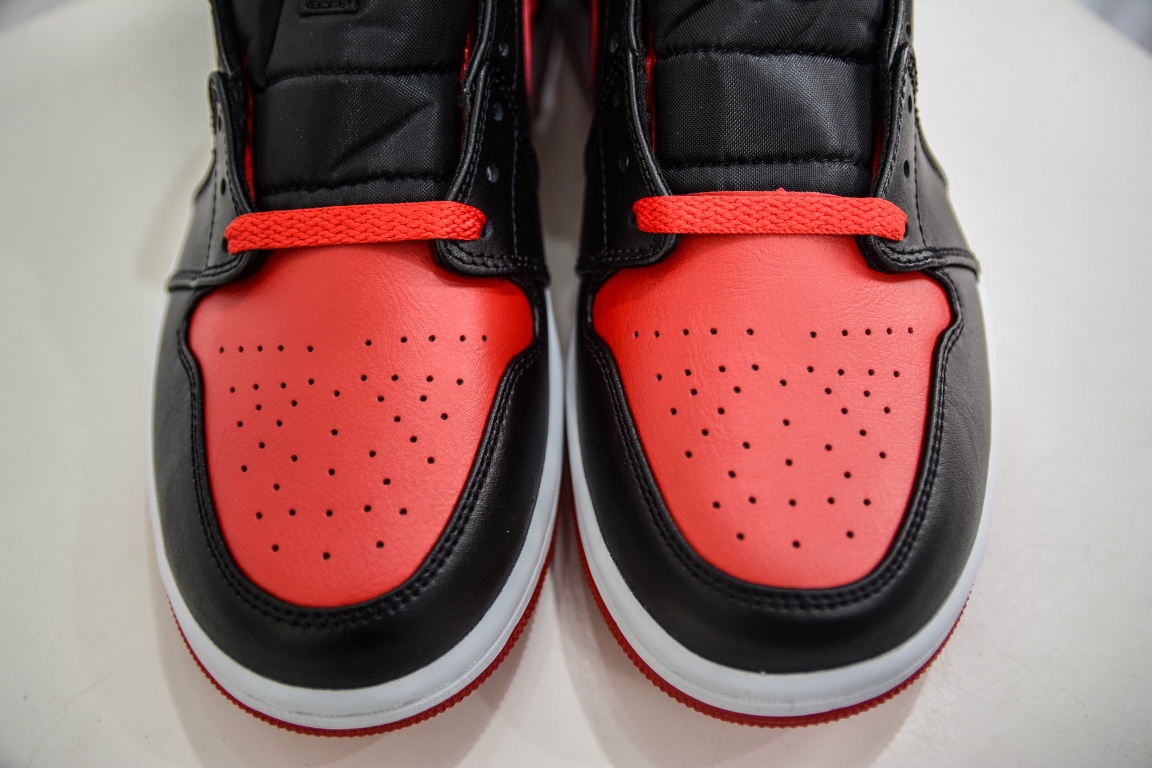 Passed version of Air Jordan 1 MID black and red DQ8426-060