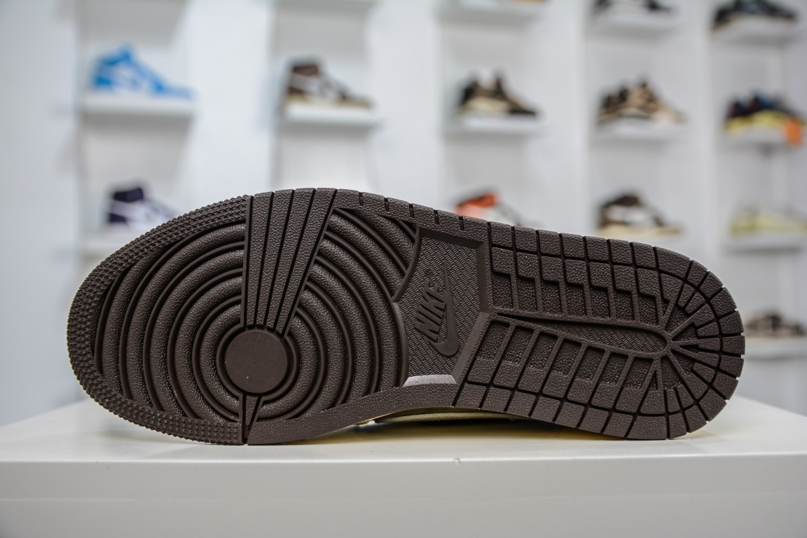 顶级性价比原装版本Travis Scott x Air Jordan 1 Low AJ1 乔丹1代低帮DM7866-162