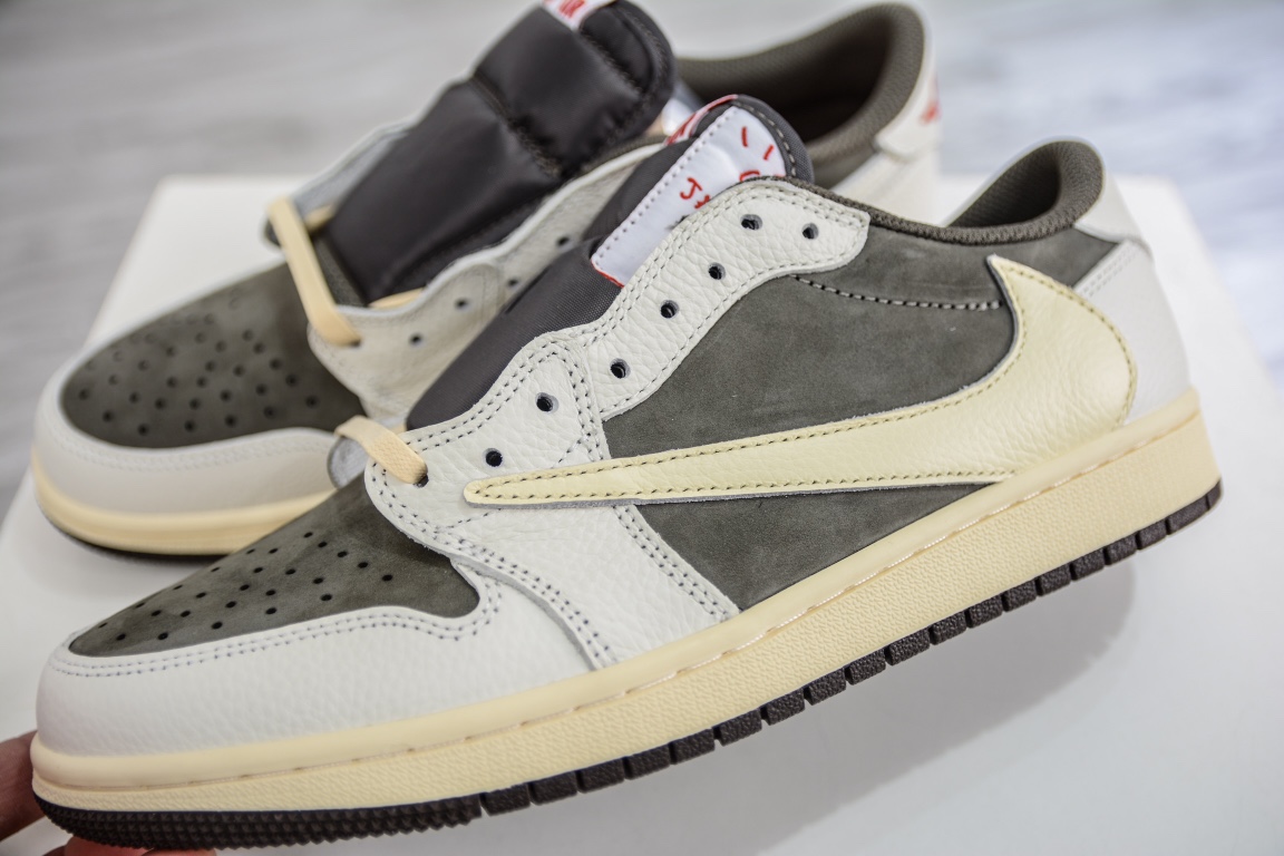 顶级性价比原装版本Travis Scott x Air Jordan 1 Low AJ1 乔丹1代低帮DM7866-162