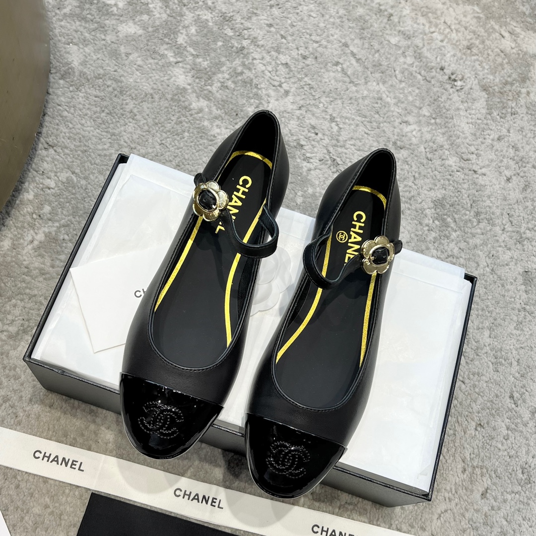 CHANEL Mary Jane лялькавыя туфлі｜лімітаваная версія｜кастомізацыя з матэрыялаў арыгінальнага канала｜99.99% дакладнасць
